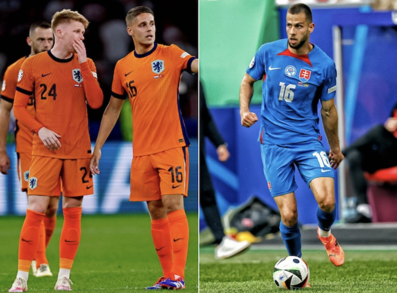 包含荷兰队表现不佳，或失去晋级欧锦赛资格的词条